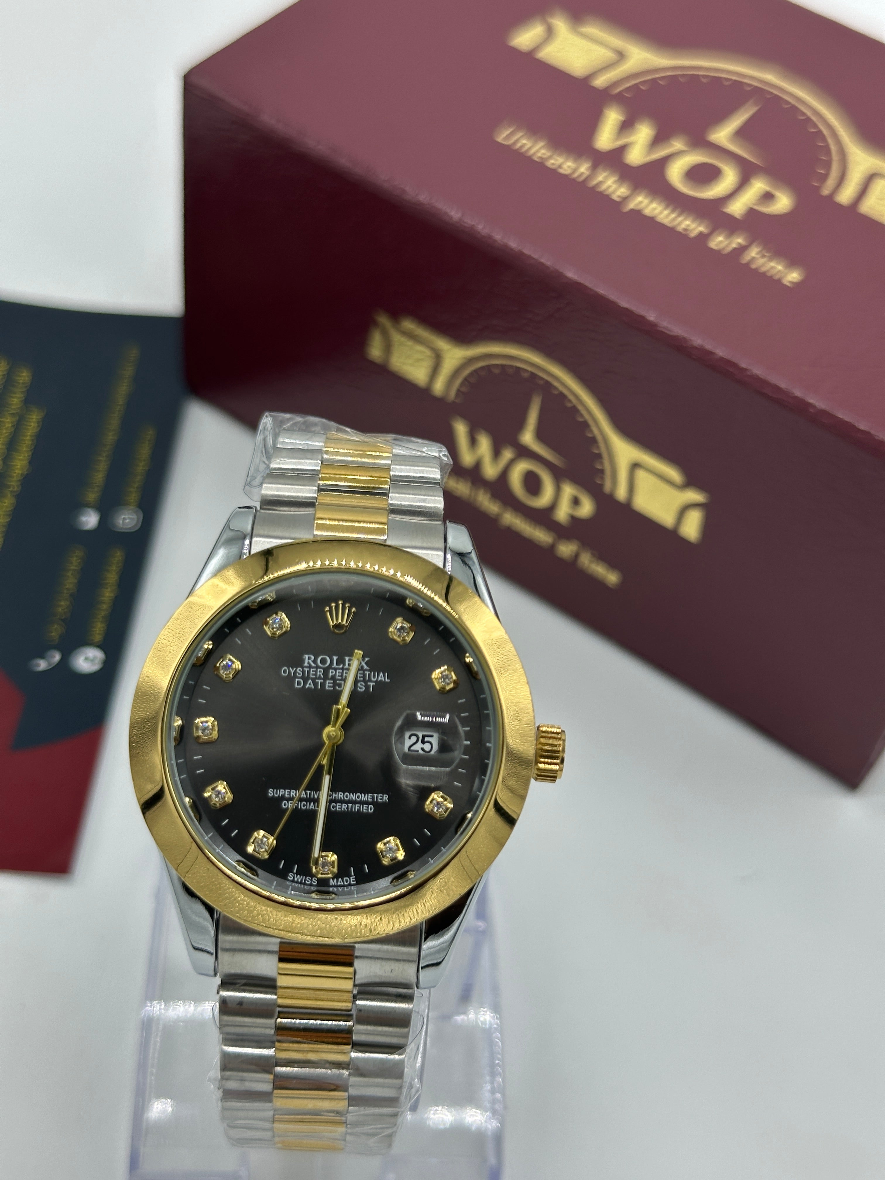 Wrist Watch (Black Dial)