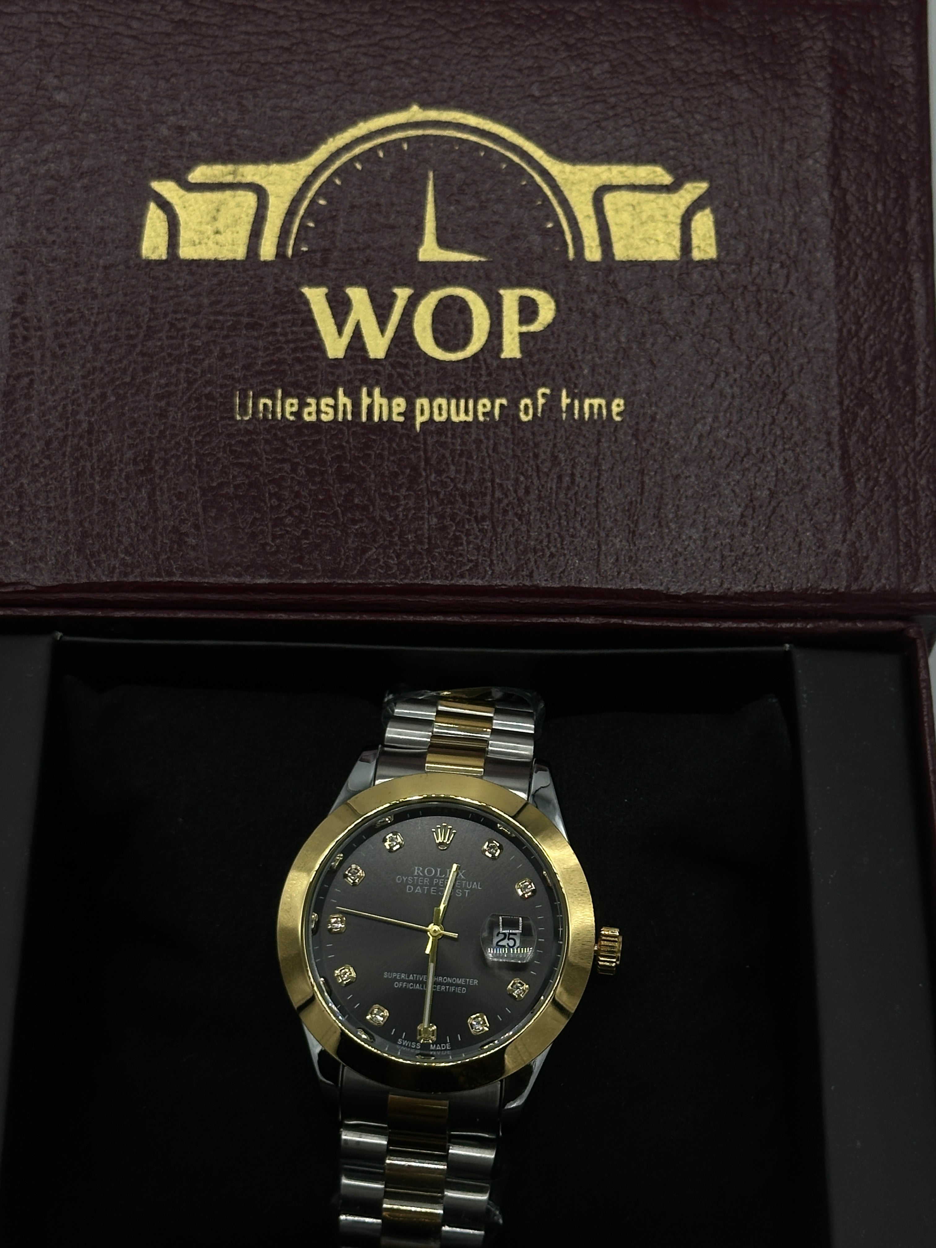 Wrist Watch (Black Dial)