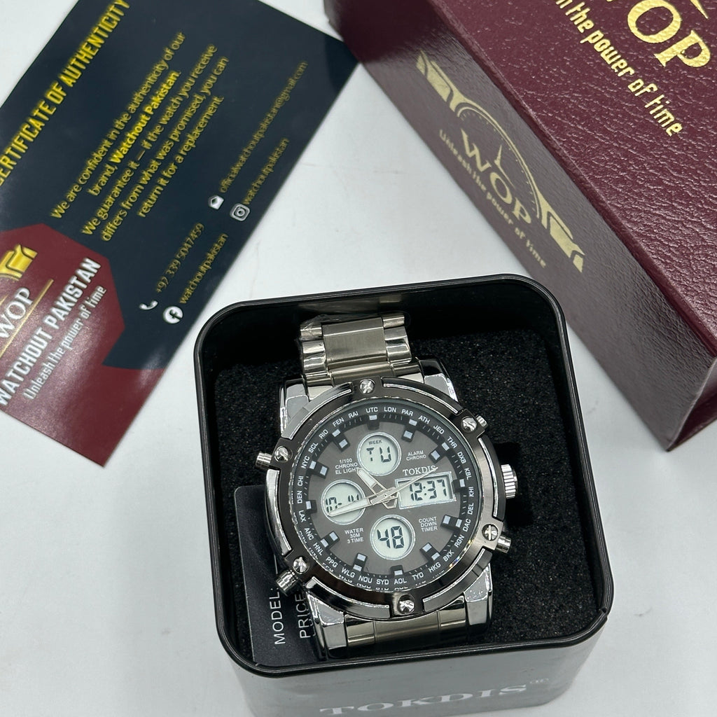 TOKDIS - Analogue plus digital (Black Dial)