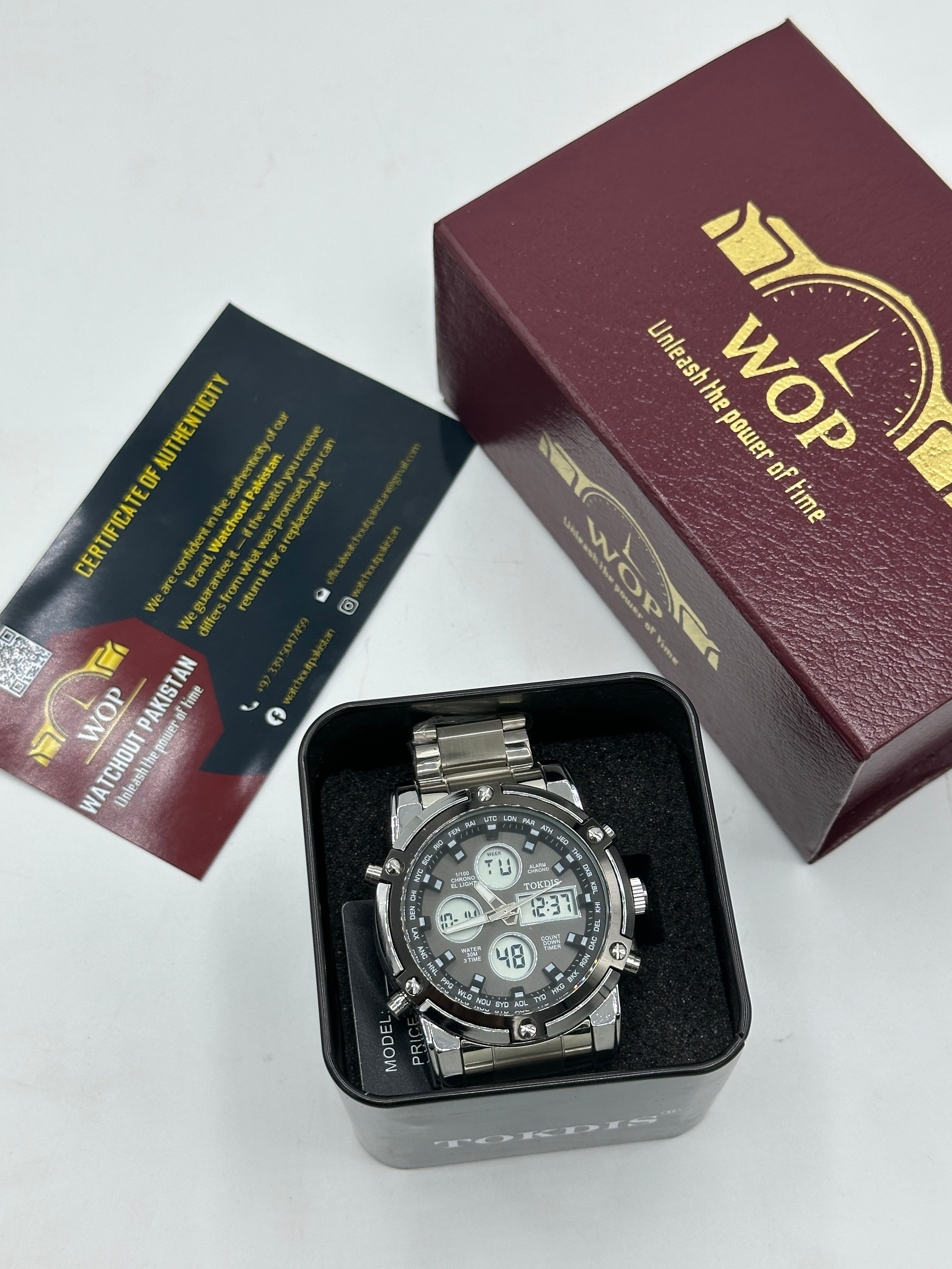 TOKDIS - Analogue plus digital (Black Dial)