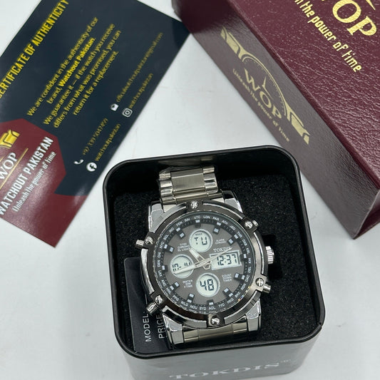 TOKDIS - Analogue plus digital (Black Dial)