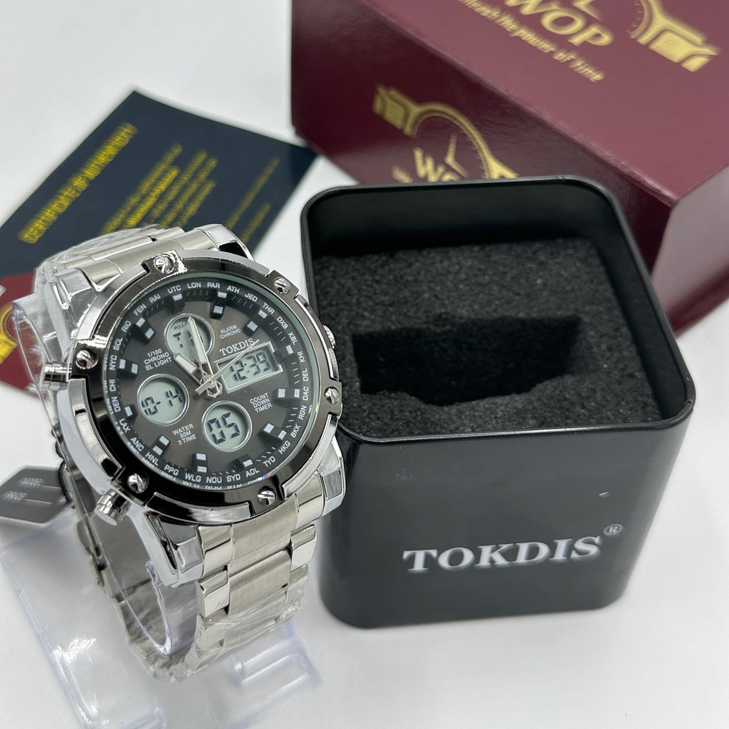 TOKDIS - Analogue plus digital (Black Dial)