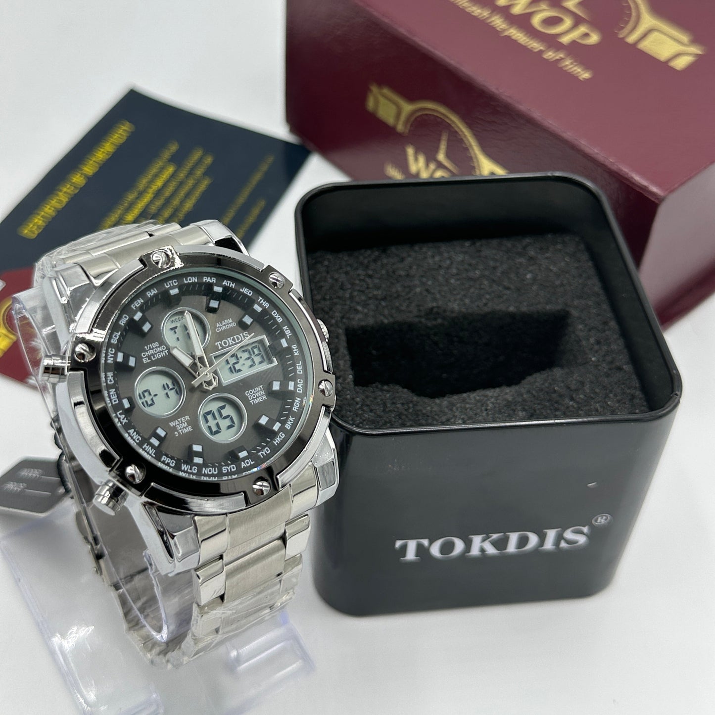 TOKDIS - Analogue plus digital (Black Dial)