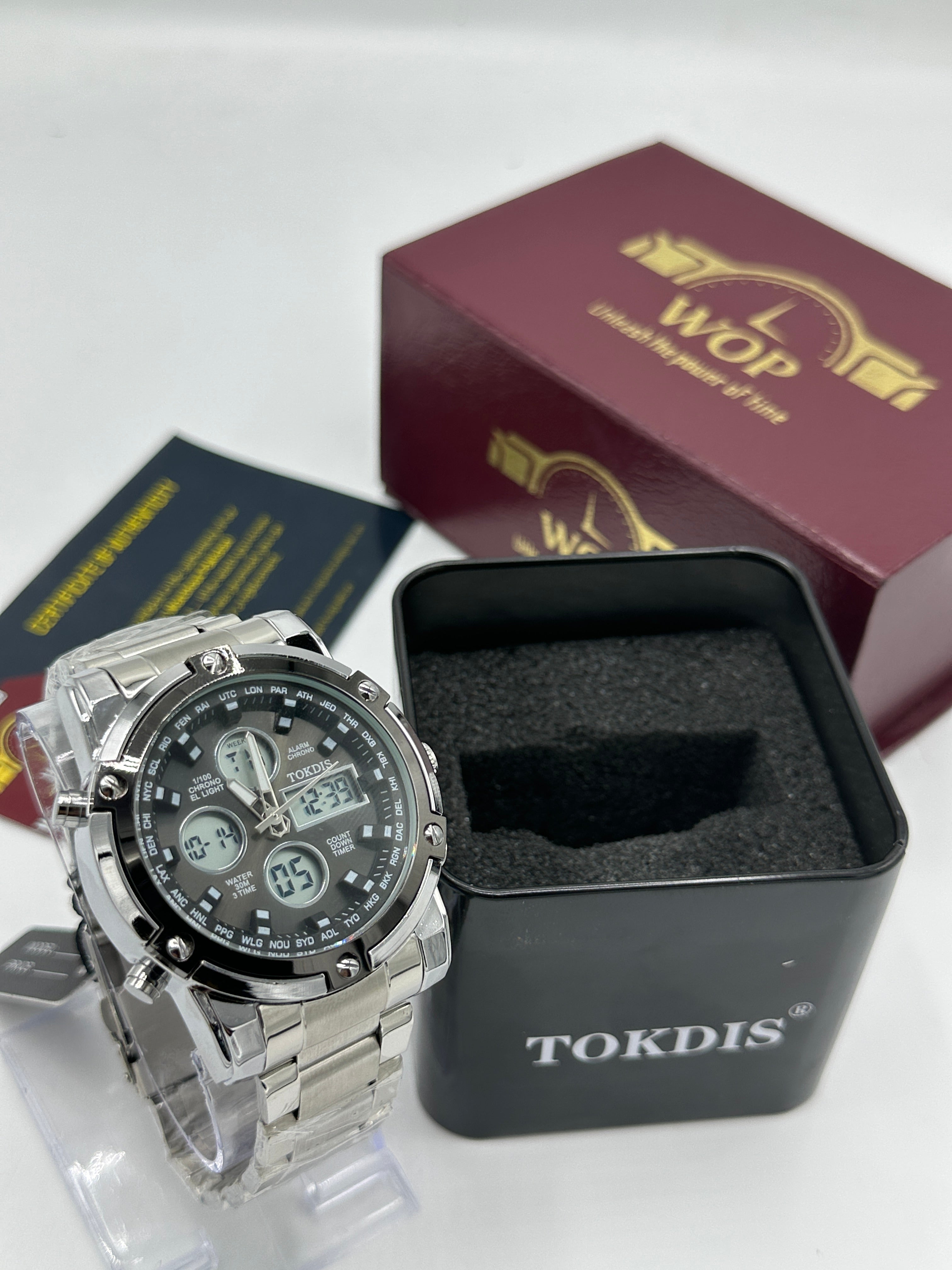 TOKDIS - Analogue plus digital (Black Dial)