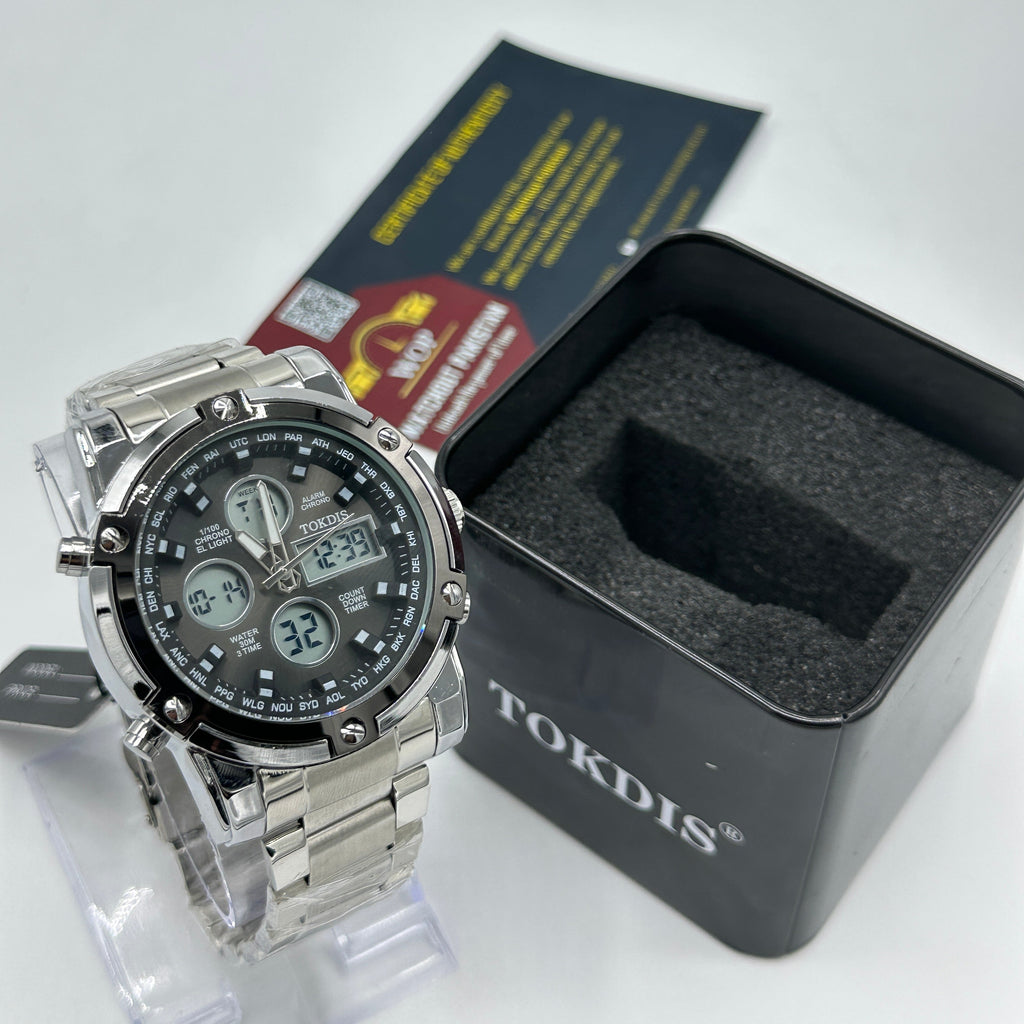 TOKDIS - Analogue plus digital (Black Dial)