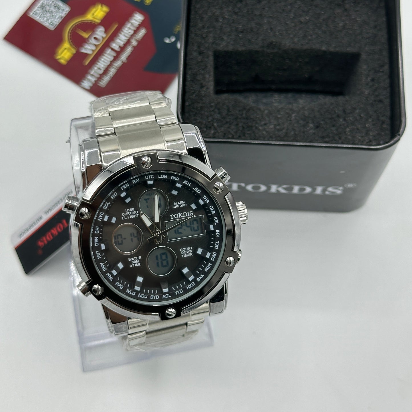 TOKDIS - Analogue plus digital (Black Dial)